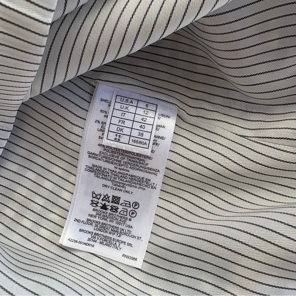 Brooks Brothers Red Fleece Brand Wool Blend Plaid Dress - Picture 7 of 7